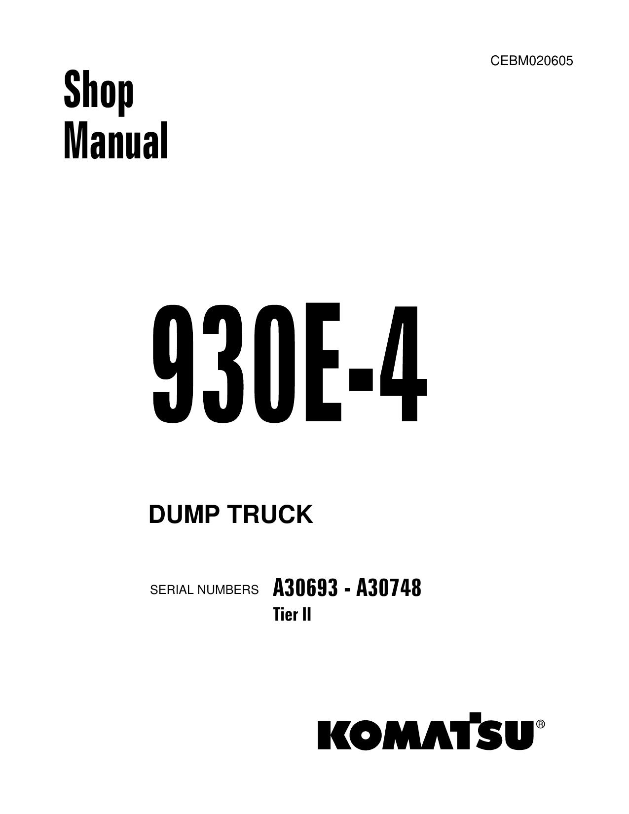 930E-4 Shop Manual (14)